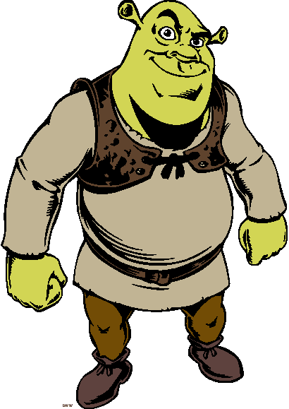 Shrek Clip Art - Ogre Clipart (410x579)