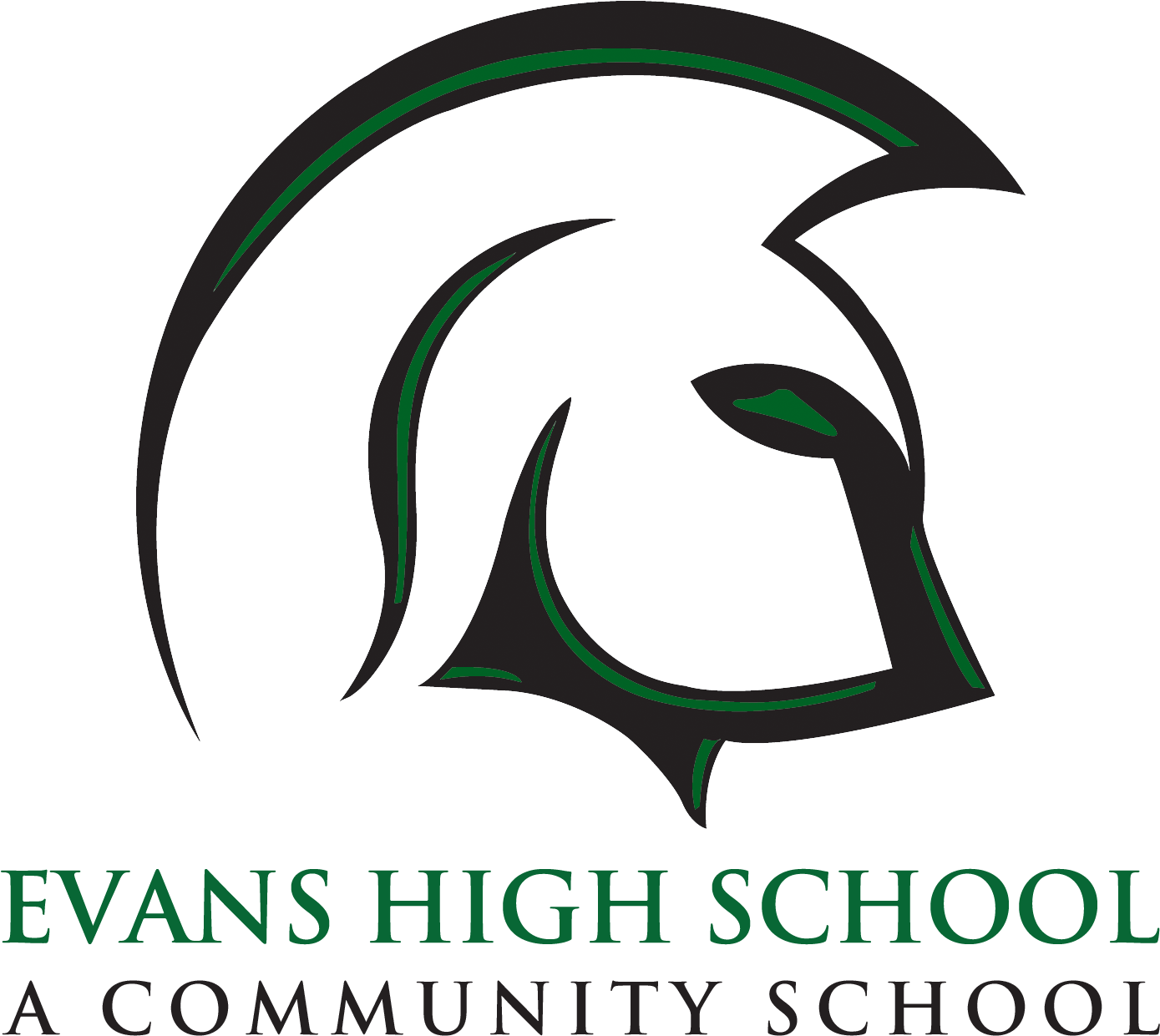 Evans High Schoola Community Partnership School - Trinity Western Spartans (1557x1450)