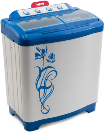 Abaj White & Blue - Washing Machine (419x500)