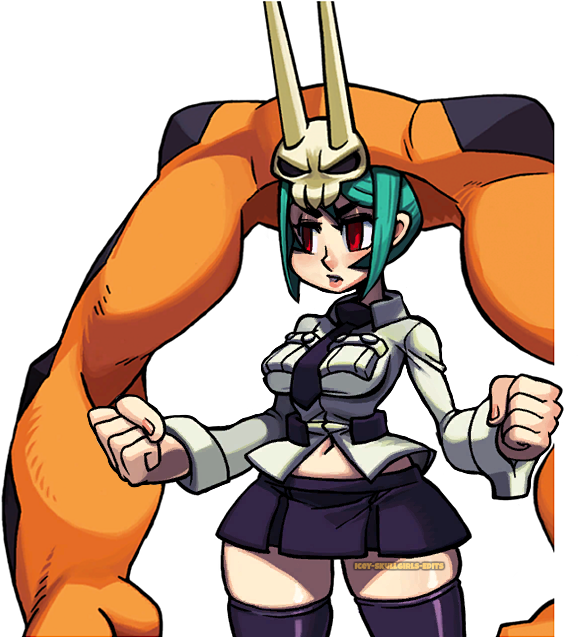 Skullgirls Skullgirls Filia Skullgirls Ms Fortune Skullgirls - Skullgirls Characters (600x636)