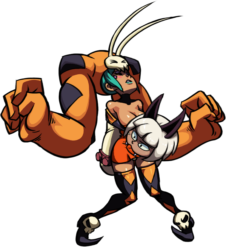 Omnomnom2 - Skullgirls Ms Fortune Dab (757x828)