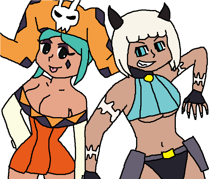 Cerebella And Ms Fortune By Whassup86 - Cartoon (750x624)