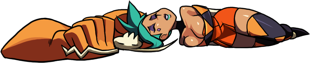 Skullgirls Ryona Game Over Knocked Out K - Skullgirls (1006x205)