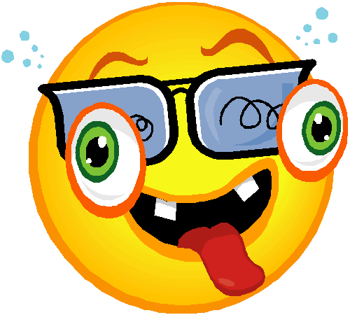 My Aching Eyeballs - Funny Cartoon Smiley Faces (500x450)