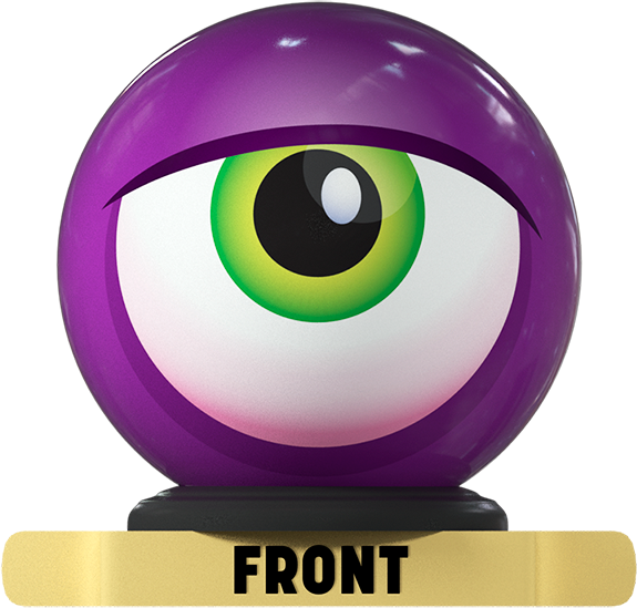 Monster Eye Ball Bowling Ball- Purple (575x549)