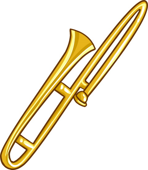 Free Png Trombone Png Images Transparent - Club Penguin Trombone (480x553)