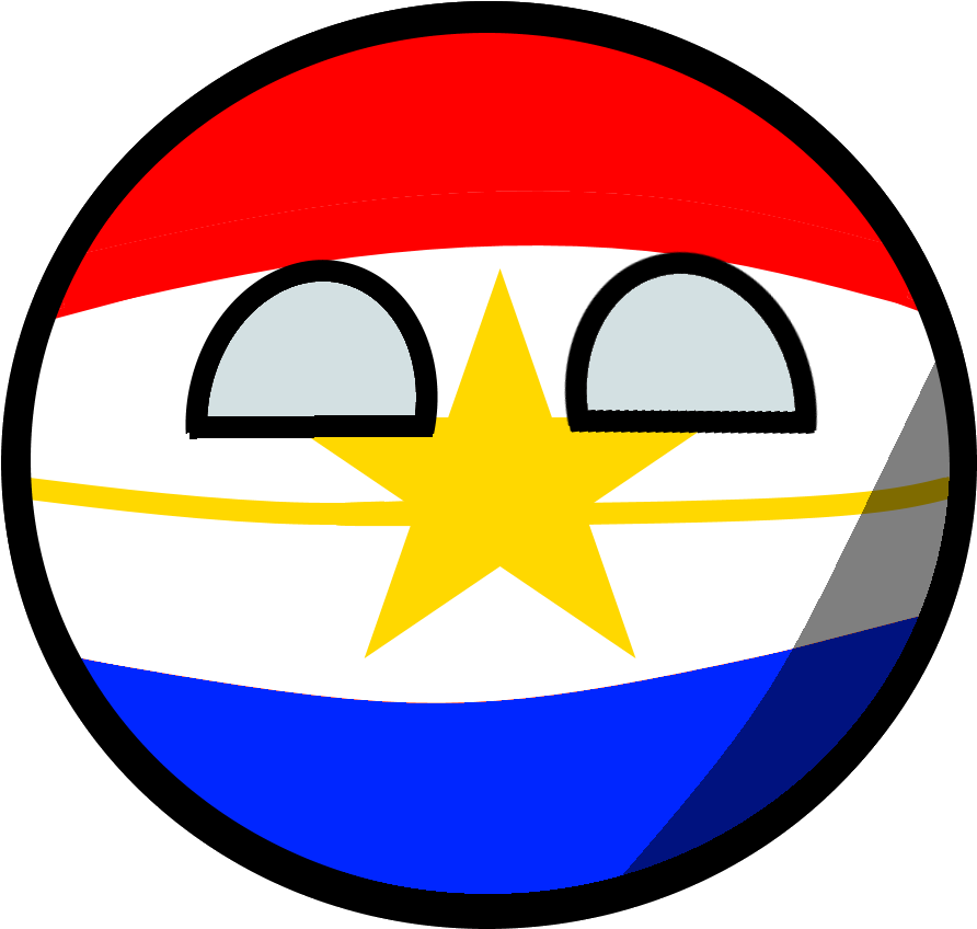 Candian-american Country Ball - Circle (1000x1000)