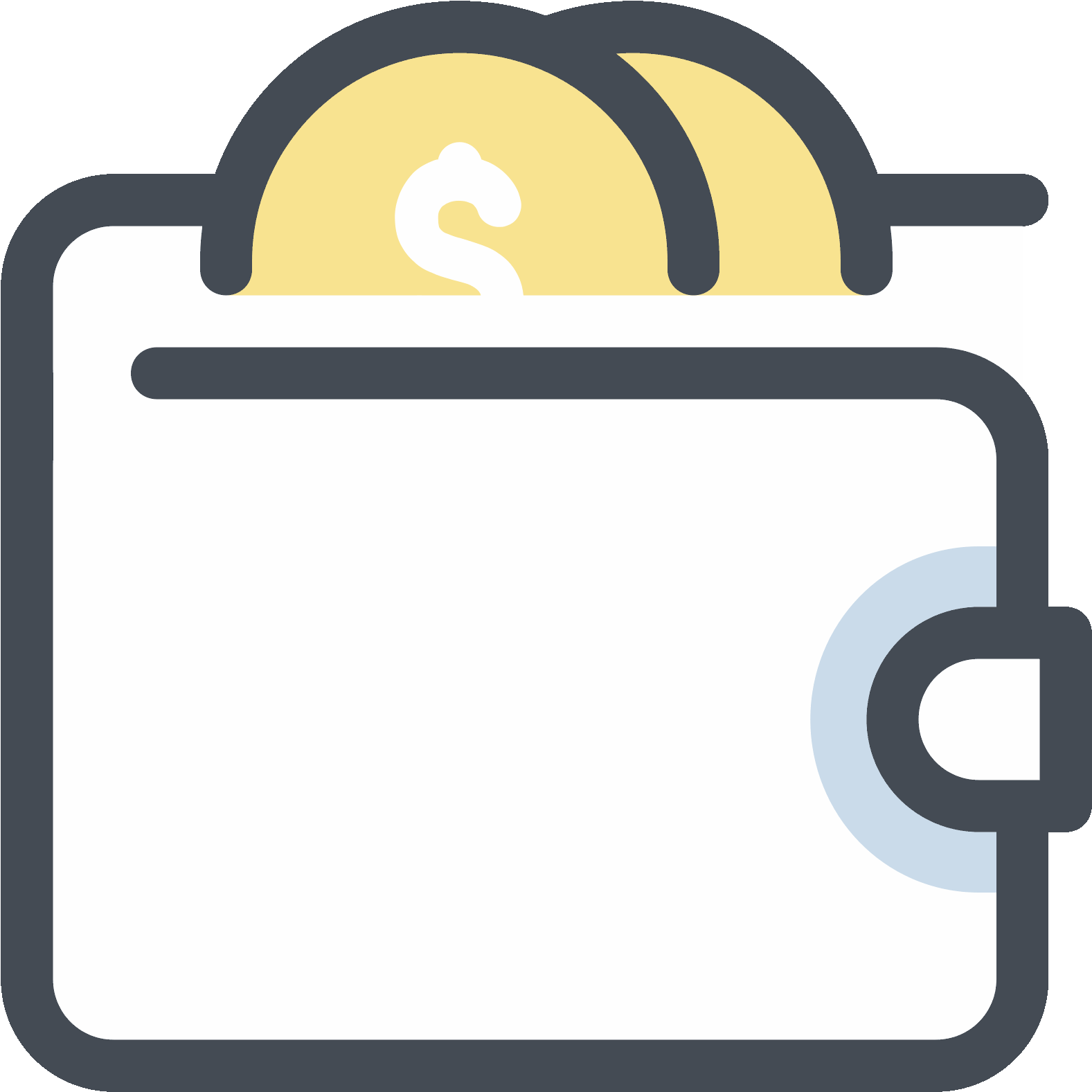 Coin Wallet Icon - Icon Wallet Png (1600x1600)