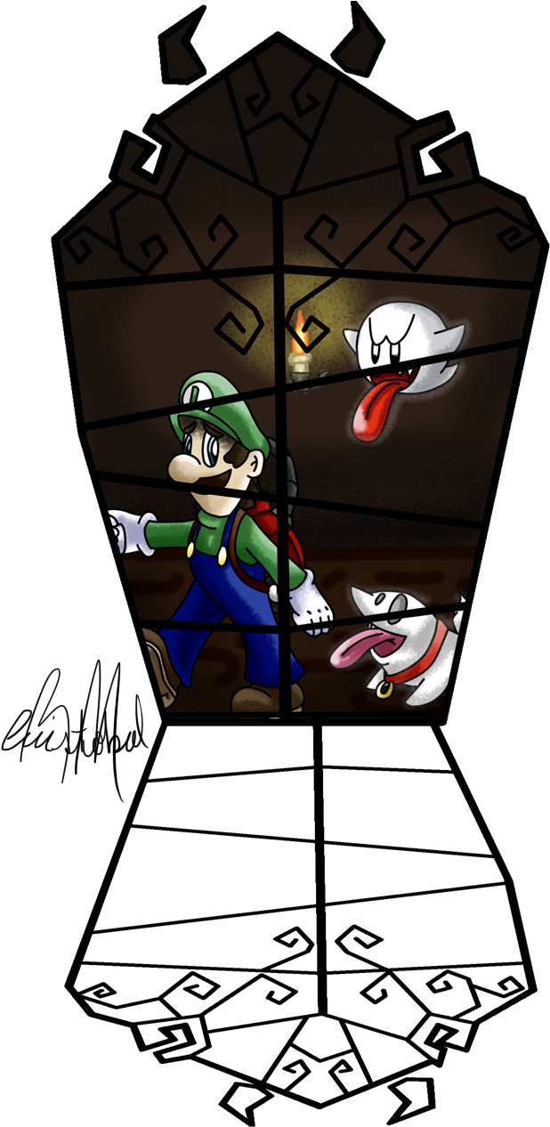 Luigi's Mansion Dark Moon Fan Art By Chris900j - Luigi's Mansion: Dark Moon (730x1266)