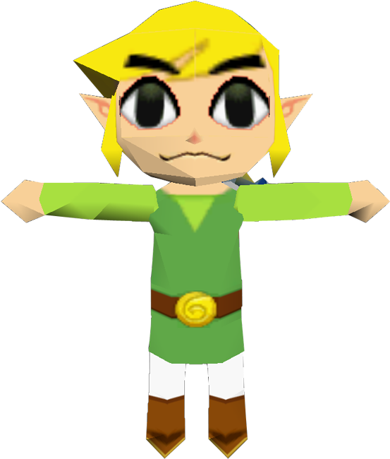 Download Zip Archive - Legend Of Zelda Phantom Hourglass Link (750x650)