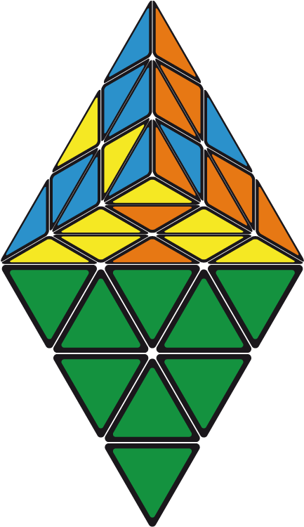 Pretty Patterns Pyraminx - Triangle Rubik's Cube Pattern (440x762)