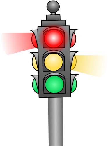 Traffic Light 5 Png Clip Arts - Transparent Traffic Lights (424x600)