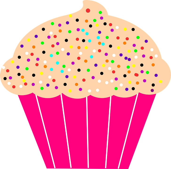 Free Cupcake Clipart 16, - Notebook Kingdom Cupcake Series: Cupcake Notebook Notepad (727x720)