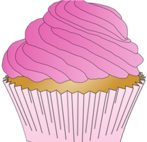 Vanilla Cupcake Clipart Banner - Kuchen Bild Clip Art (640x480)