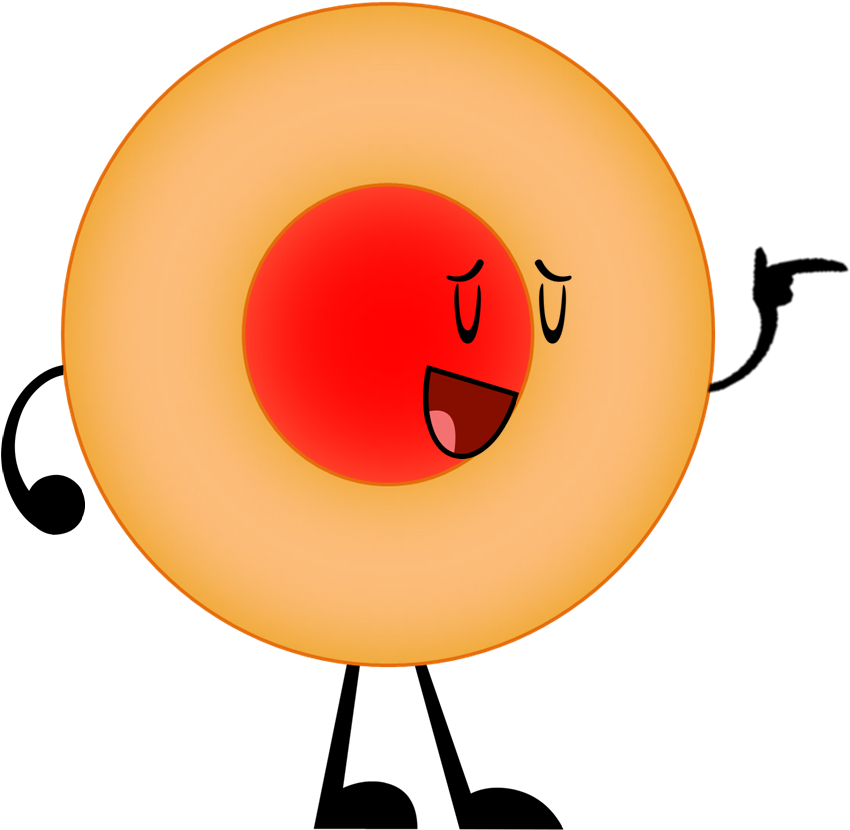 Jelly Fulled Donut Pose - Jelly Fulled Donut Pose (869x835)