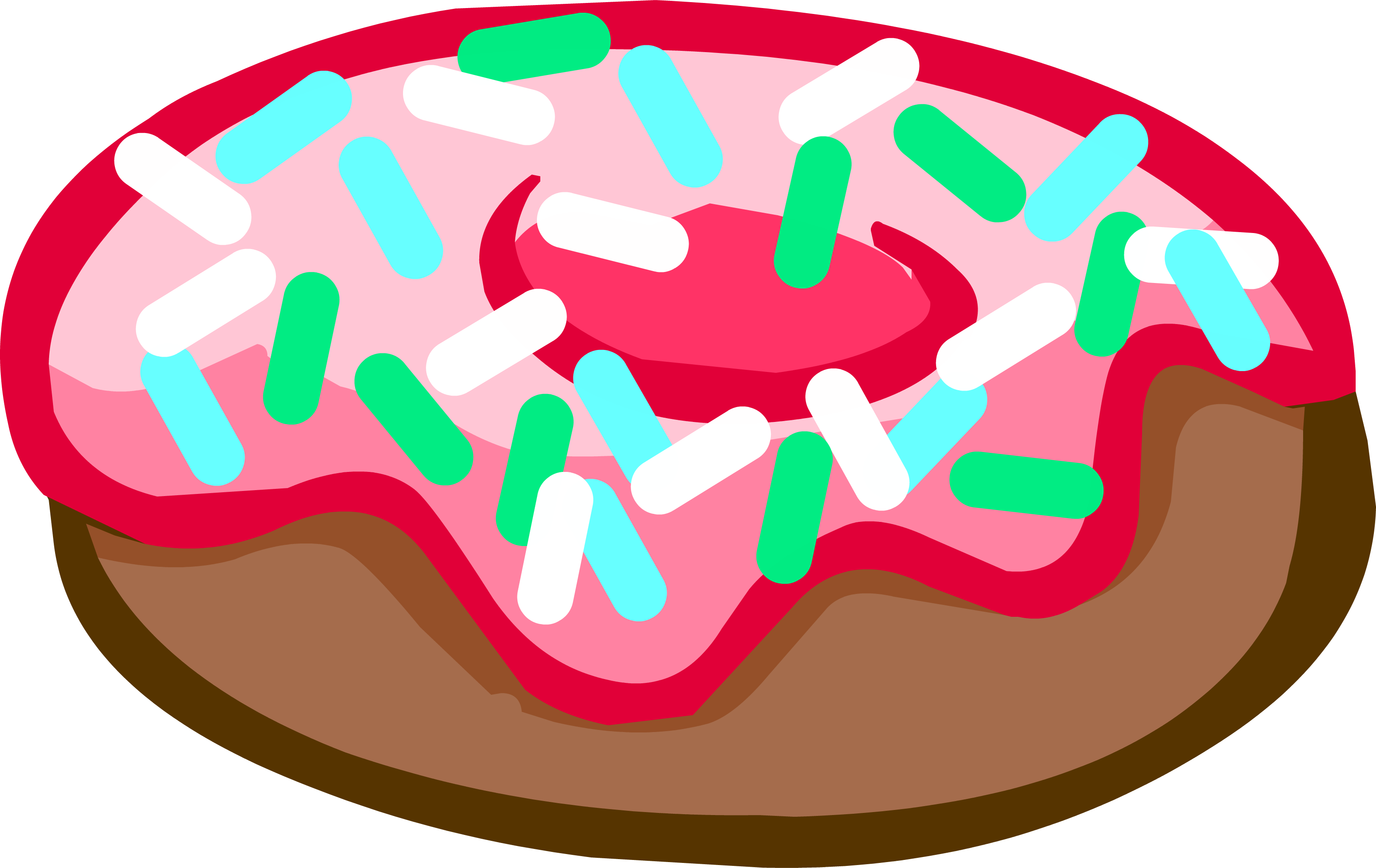 Iced Donut - Doughnut (3247x2049)