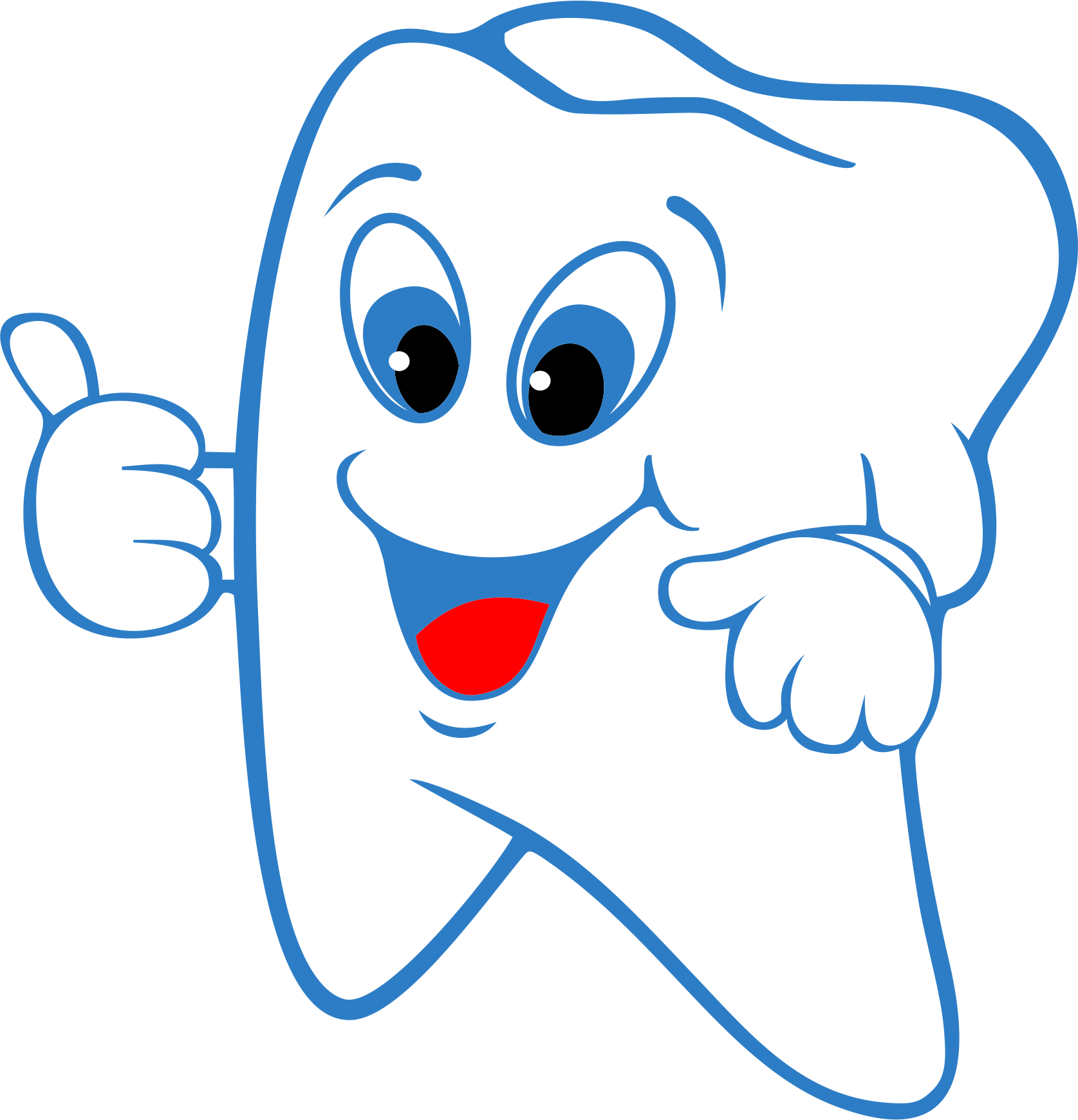 Tooth Clipart Molar Clipart - Tooth (1675x1741)