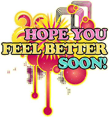 Get Well Soon Glitters, Images - Get Well Soon Manager (356x382)