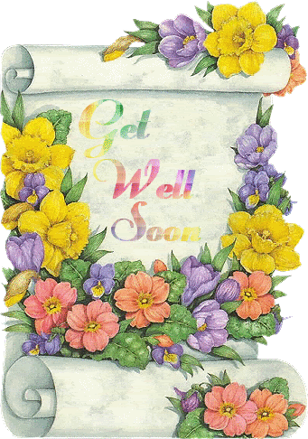 Get Well Soon Paper Note Garphic Share On Facebook - Have A Great Day (341x486)