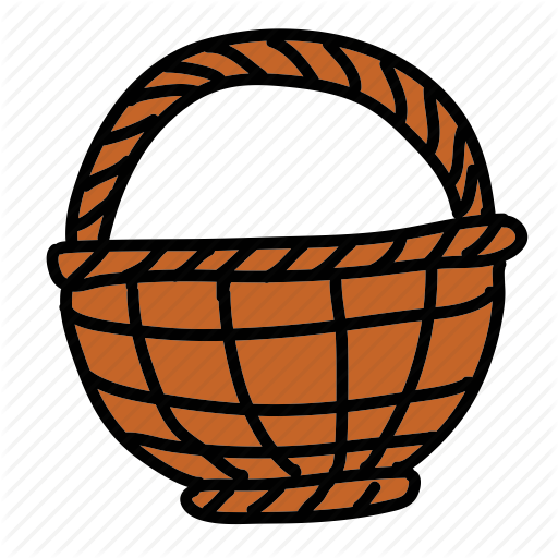 Basket Stock Vectors, Royalty Free Basket Illustrations - 卡通 籃子 (512x512)