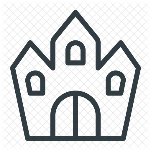 Haunted House Icon - Haunted House Icon (512x512)