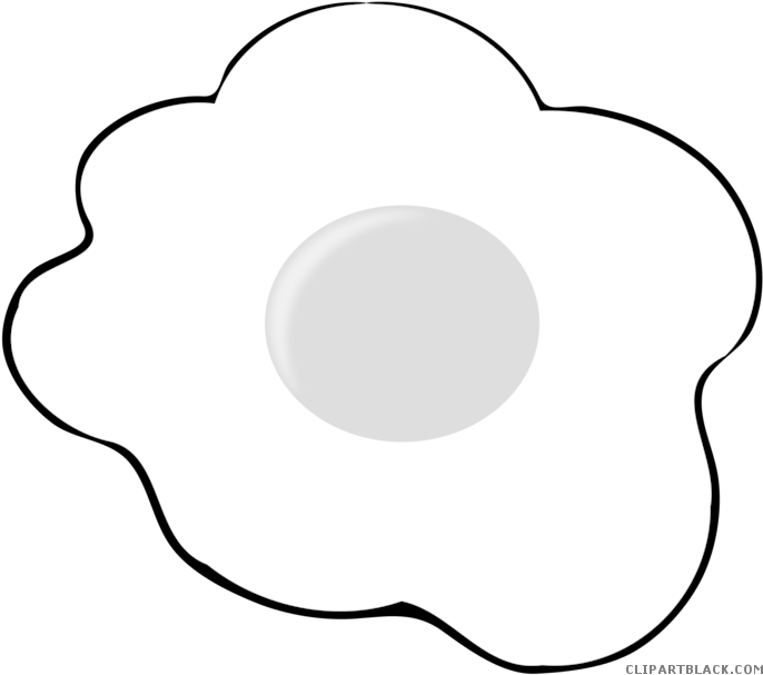 Chicken Egg Animal Free Black White Clipart Images - Circle (700x633)