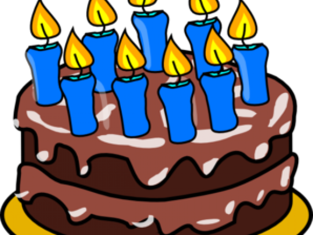 Birthday Candles Clipart Birthday Cake 9 - Birthday Cake Clip Art (640x480)