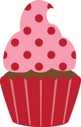 Cupcake Clip Art - 5th Birthday Cupcake 5x7 Flat Cards (286x444)