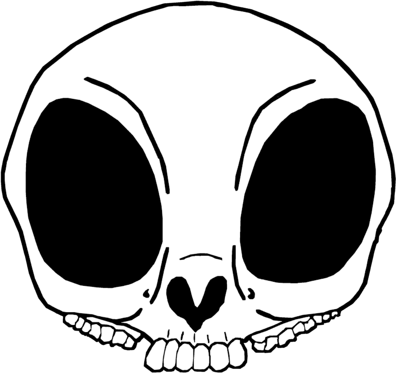 Fonypan, Safe, Simple Background, Skull, Transparent - Skull (894x894)