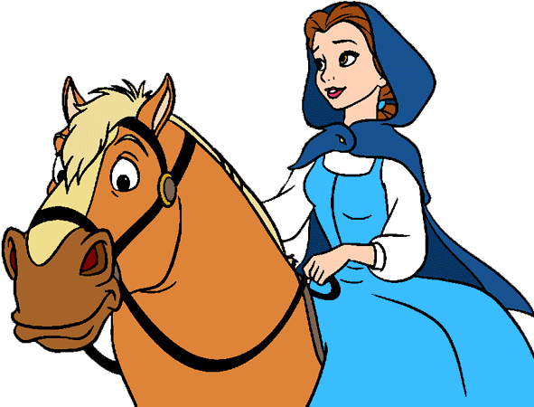 Top 97 Belle Clip Art - Philippe Beauty And The Beast (600x455)