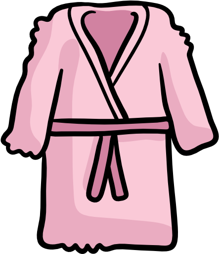 Bathrobe Free Icon - Red Bath Robe Clipart (512x512)