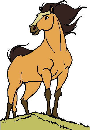 Photos Free Printable Horse Clip Art, - Spirit Stallion Of The Cimarron Clipart (313x462)