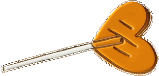 Heart Lolli Enamel Pin, - Lacrosse Stick (600x600)