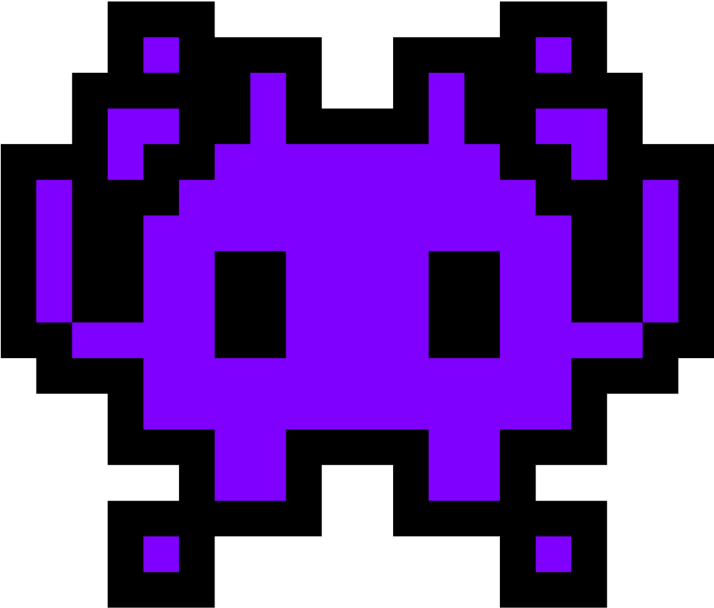 Cartman Spends Nearly The Entire Episode Trying To - Space Invader Emoji Png (1024x1024)