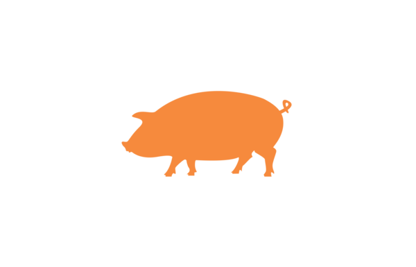 Tender Belly - Pig Silhouette (600x385)