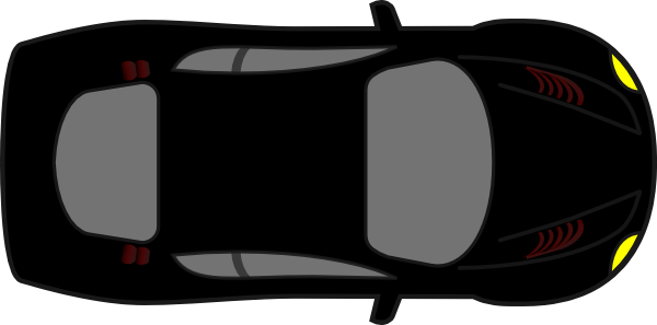 Top View Svg Clip Arts 600 X 297 Px - Car Top View Svg (600x297)
