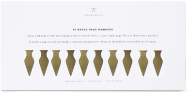 Brass Page Markers - Military Rank (600x700)