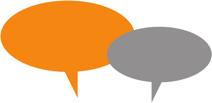 Speech Bubbles Vector Icon Illustration - Circle (550x550)