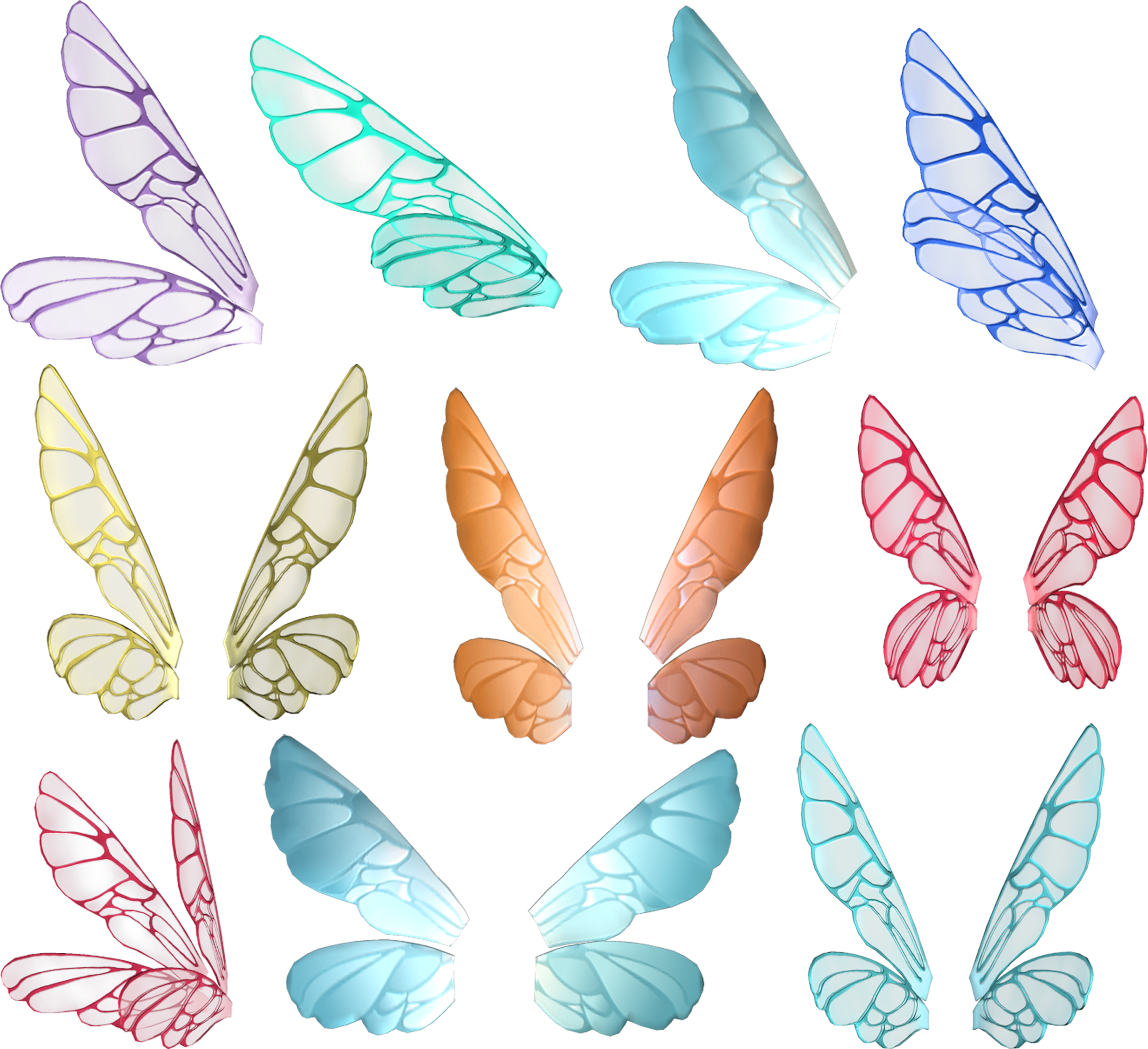 Butterfly Wing Euclidean Vector - Butterfly Wing Euclidean Vector (2509x2263)