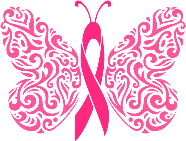 Awareness Ribbon Breast Cancer Pink Ribbon - Art (1024x915)