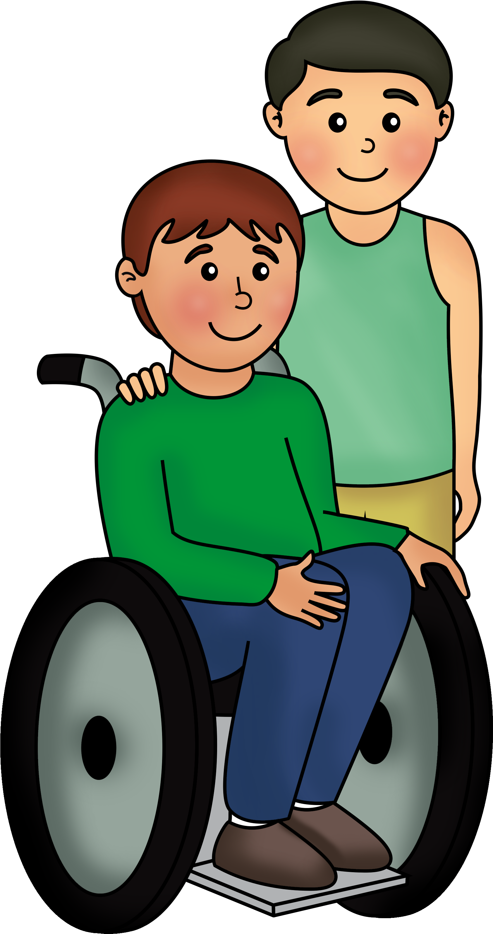 Club Perlita Encantador Imagenes Para Colorear De Un - Niño En Sillas De Ruedas (2786x3391)