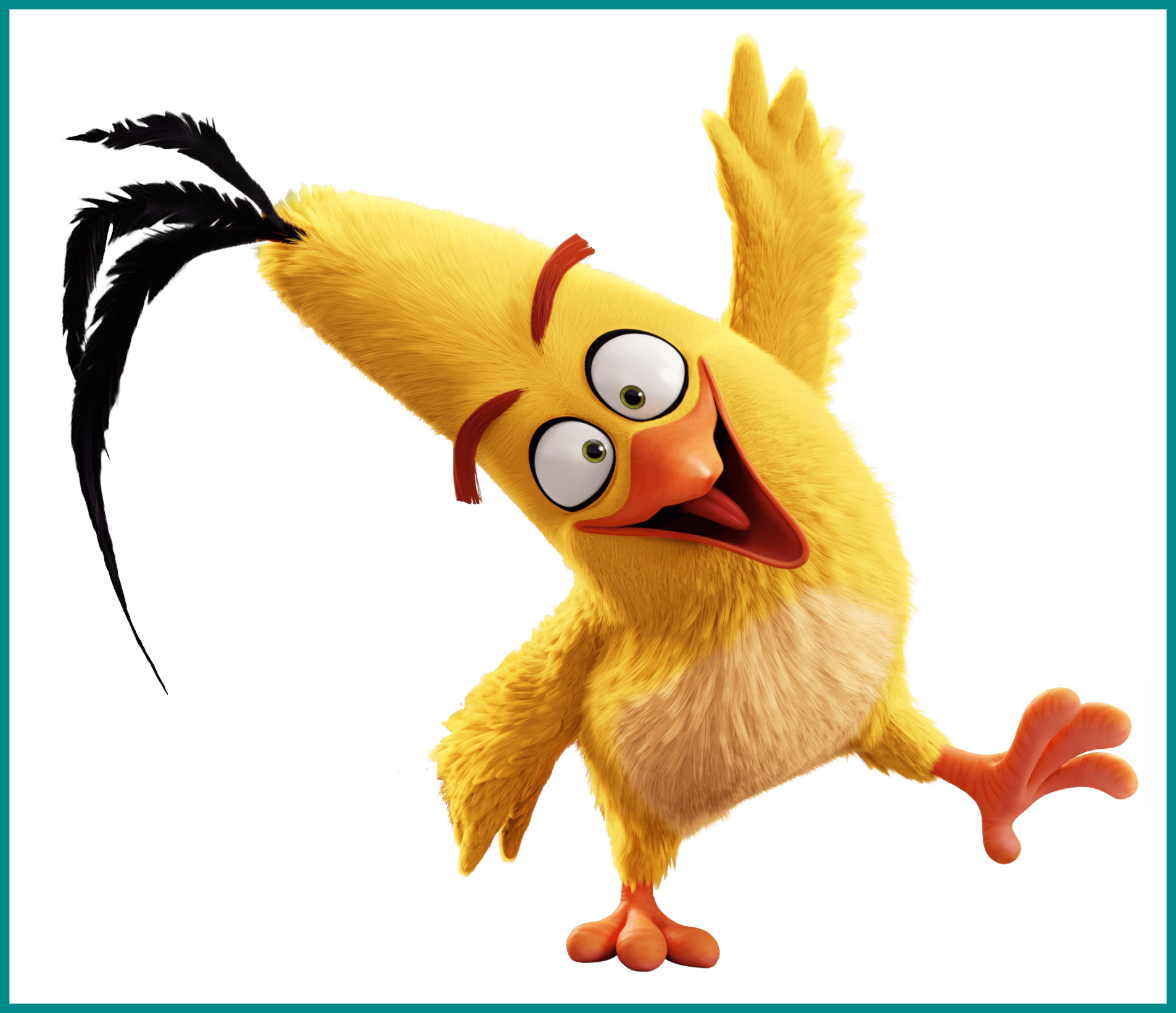 Shocking The Angry Movie Chuck Transparent Png Image - Angry Birds Movie Characters (1906x1641)