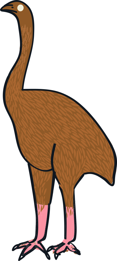 South Island Giant Moa - South Island Giant Moa (490x1092)