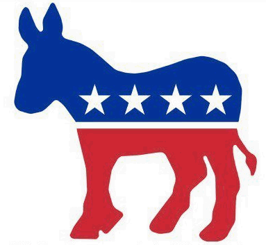 Democrat Donkey (383x353)