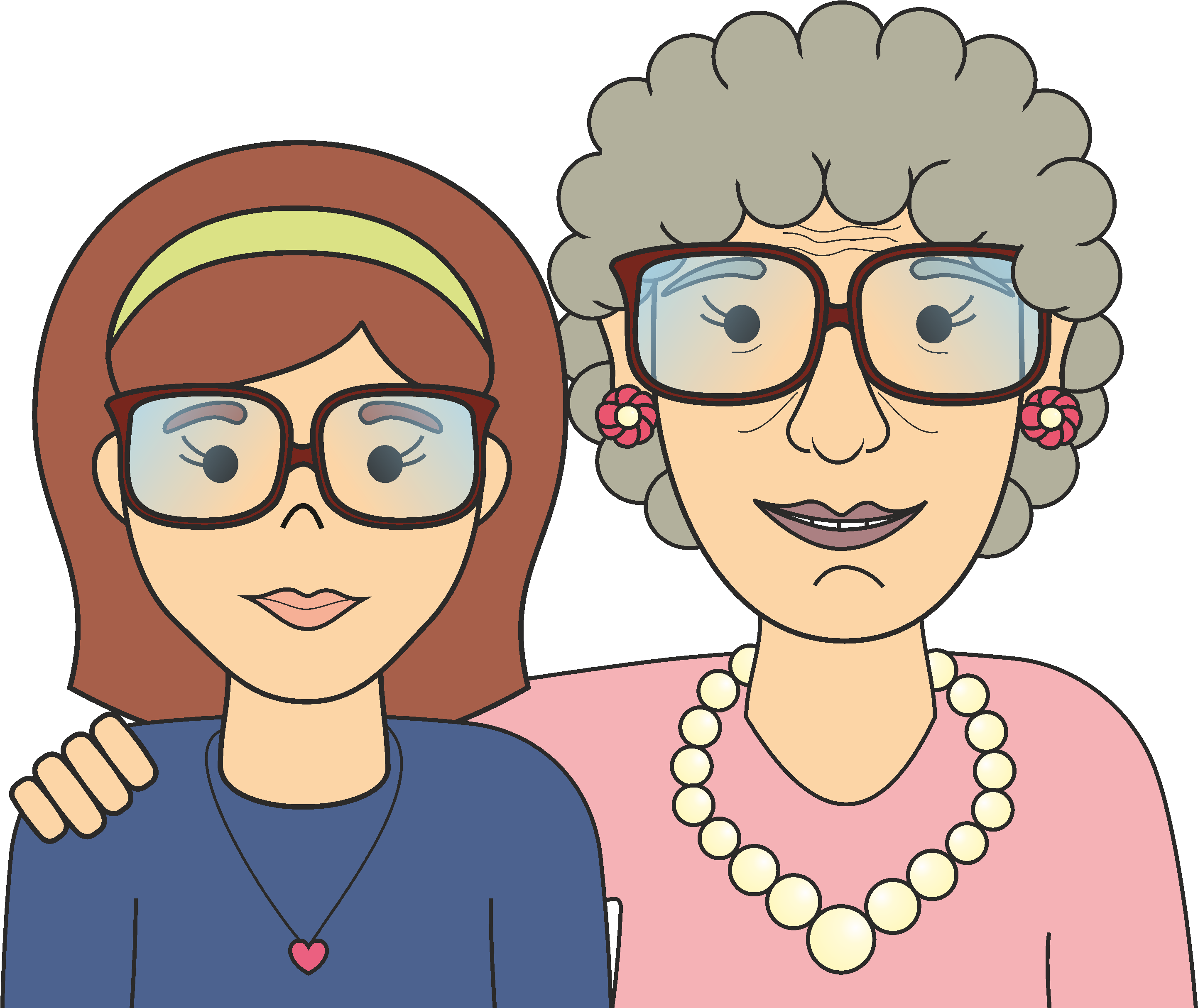 Regla De Oro Encantador Imagenes Para Colorear De Un - Mama Y Abuela Dibujo (3276x2510)