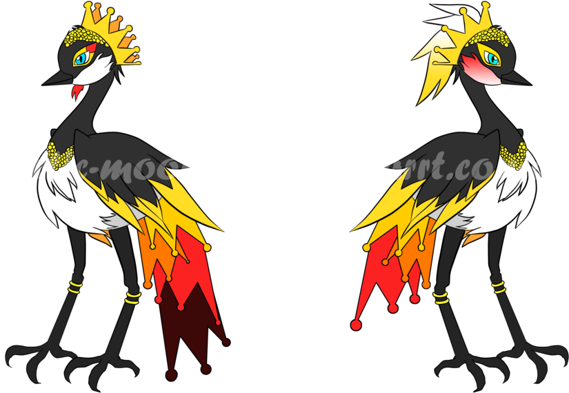Coreign By Artic-blue - Crane Fakemon (900x688)
