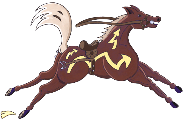 Cheval Power - Clip Art (616x400)