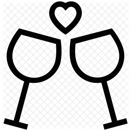 Cheers Icon - Wedding Toast Clipart Free (512x512)