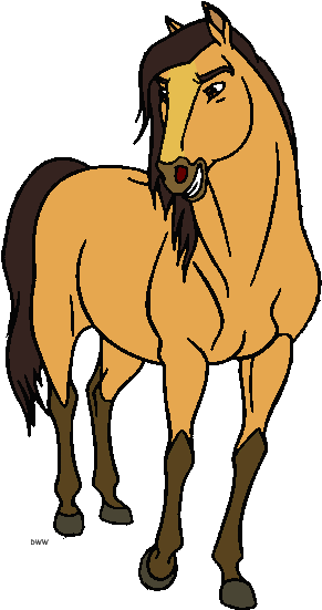 Spirit Stallion Of The Cimarron Clipart (310x566)