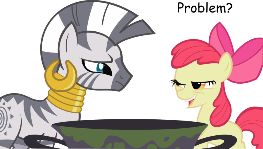 Zecora And Applebloom By Archonitianicsmasher - Zecora And Applebloom Have Sex (900x513)